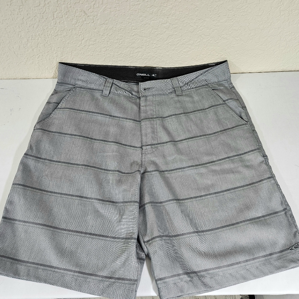O'Neill Men's Classic Golf Shorts Size 36 Gray Plaid